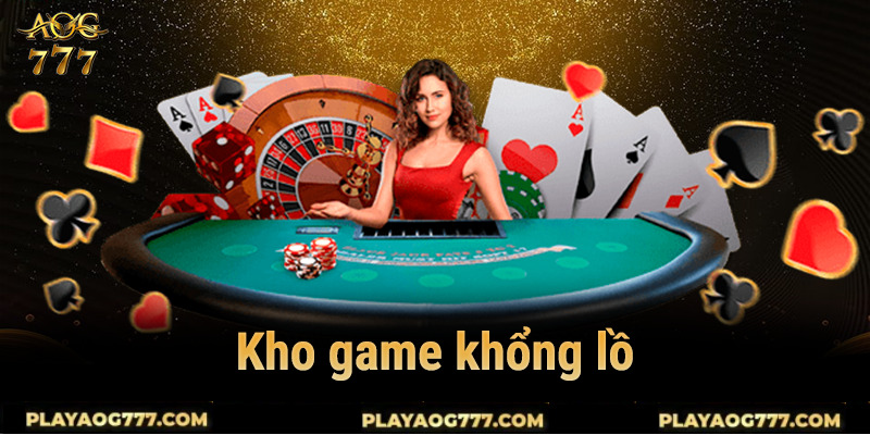 Kho game khổng lồ 3000+ tại nhà cái Aog777